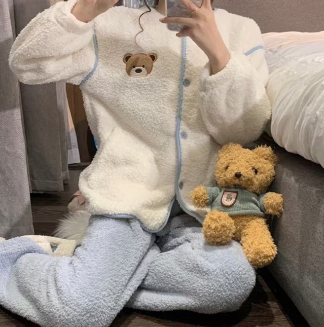 T682 BLUE BEAR PAJAMAS