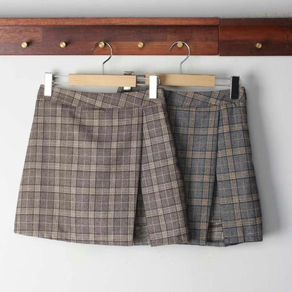 B262 JERRY CHECKED SKIRT