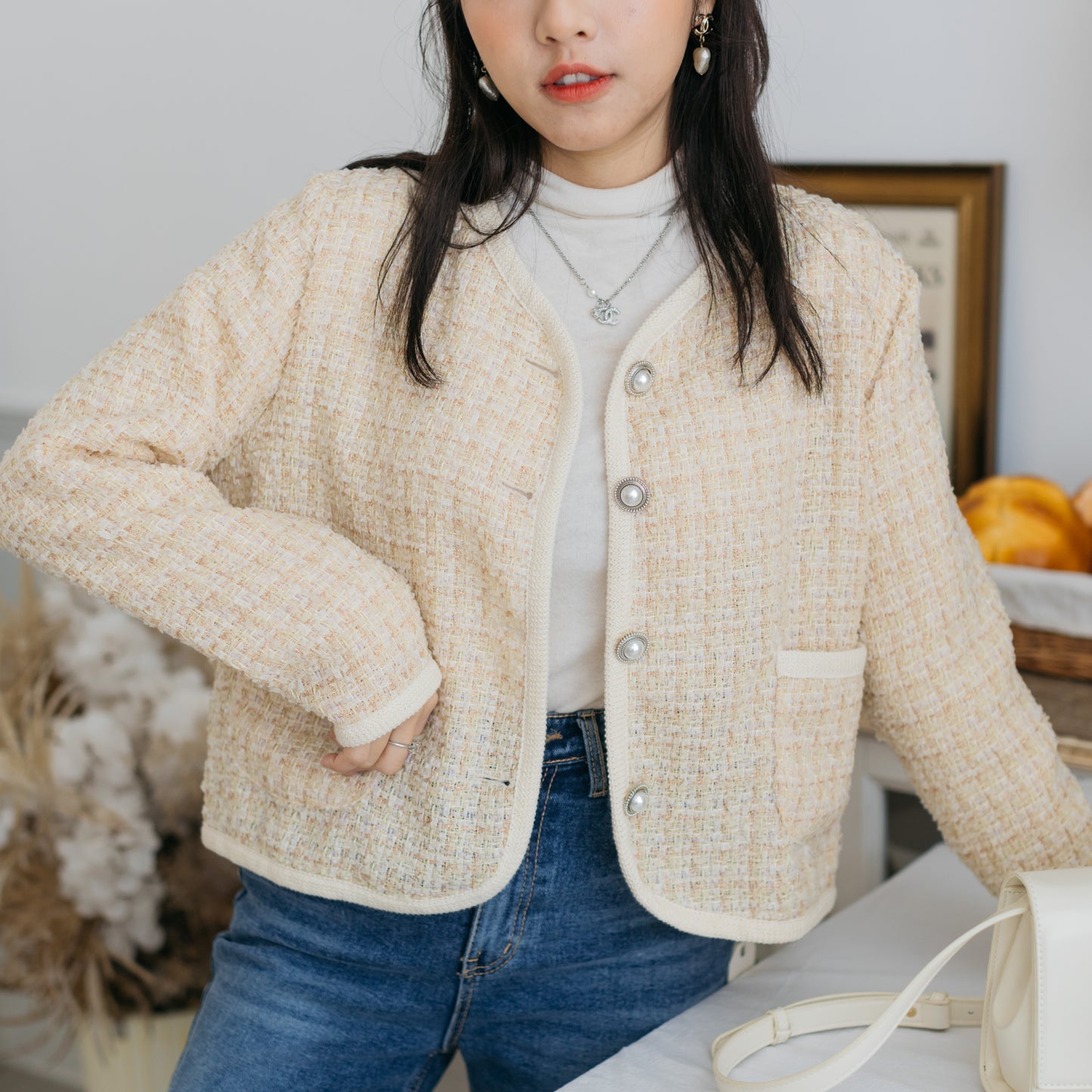 C056 SWISS DAY TWEED OUTER