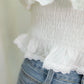 T496 OH LACE OFFSHOULDER TOP