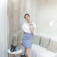 B158 WATER TWISTED SKIRT