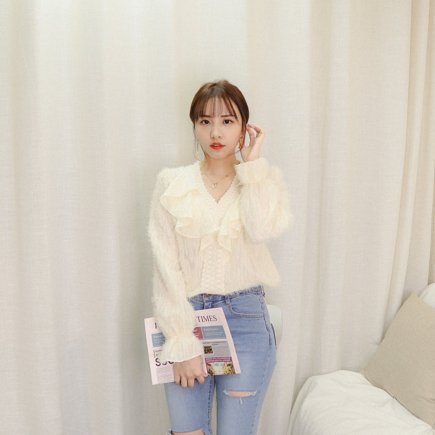 T455 CAKES BLOUSE