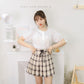 B165 CHECKING SKIRT