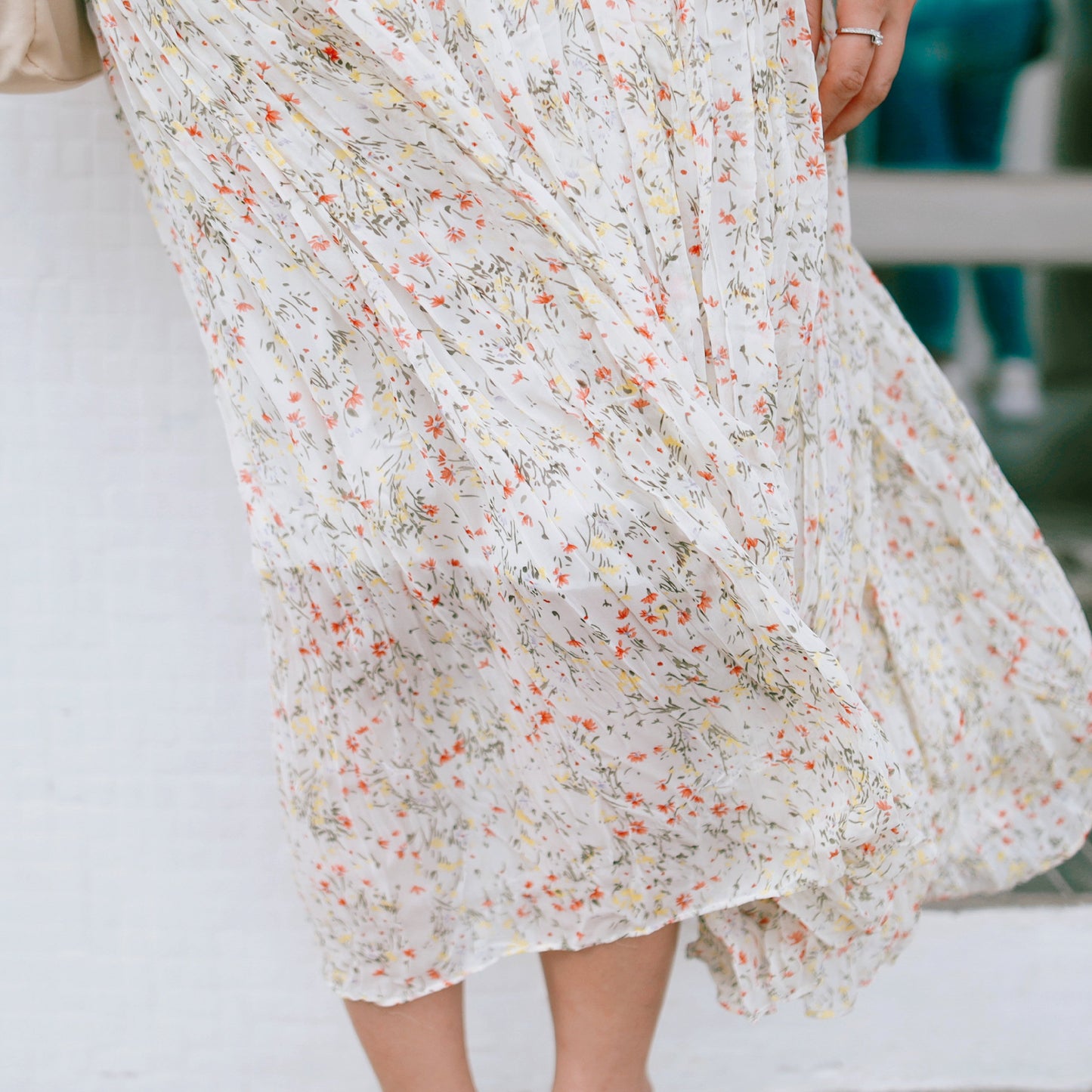 #B110 HYDE PARK FLORAL SKIRT - Letta A