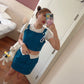 TH073 FLOWER 2.0 DENIM SET