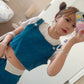 TH073 FLOWER 2.0 DENIM SET