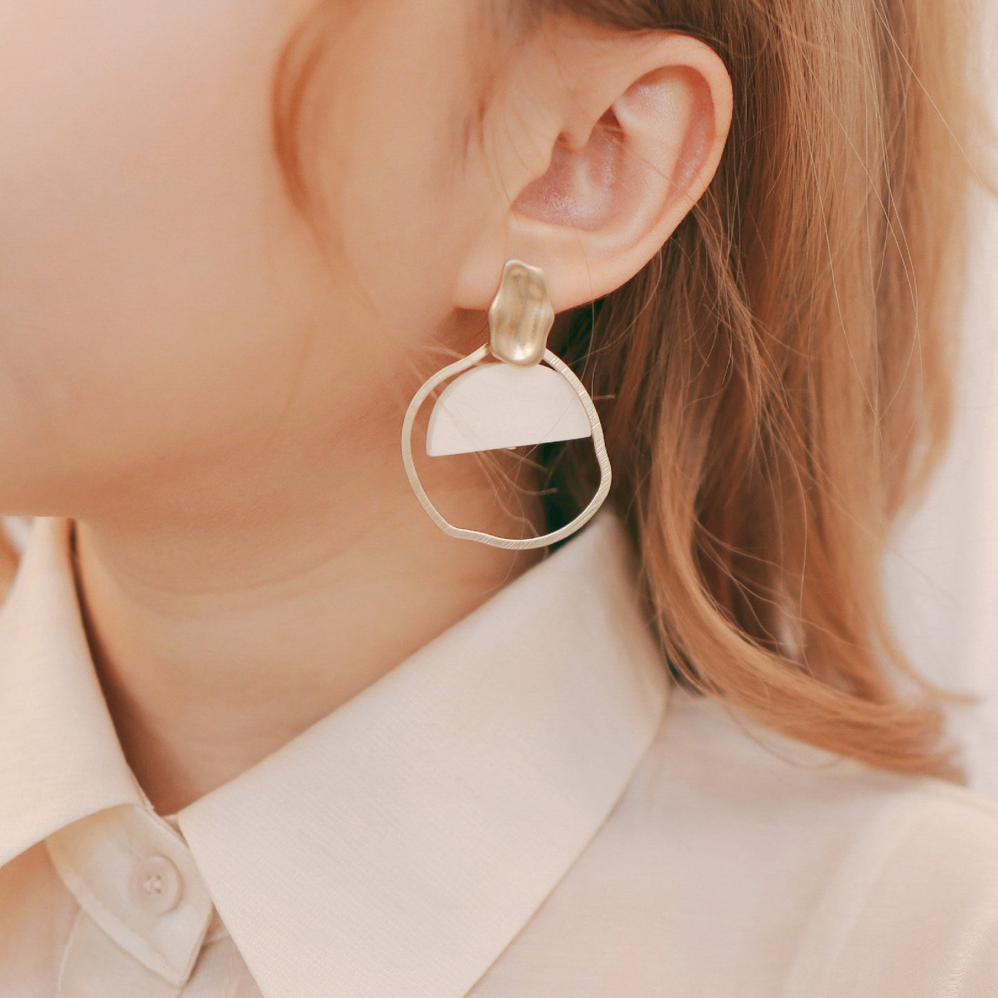 #A020 YOU AND ME EARRINGS - Letta A