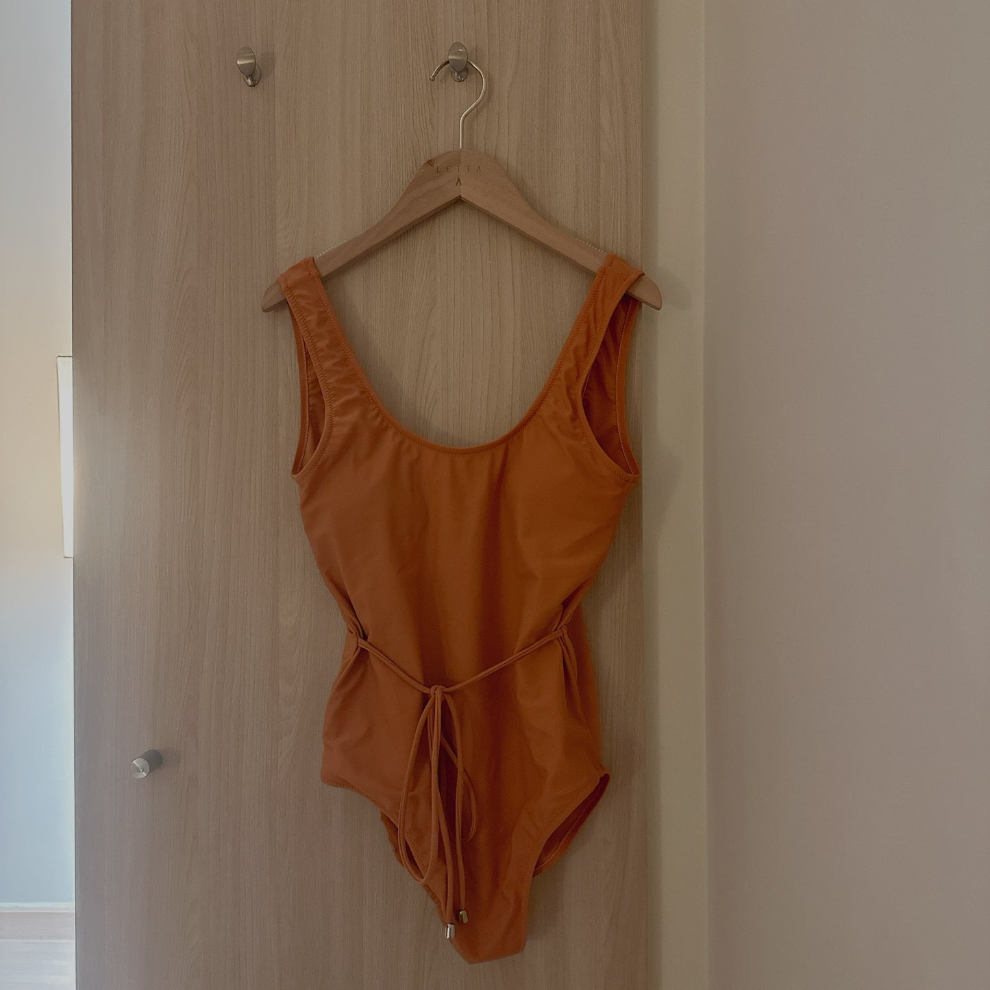 TH086 ORANGE PAIN SWIMSUIT