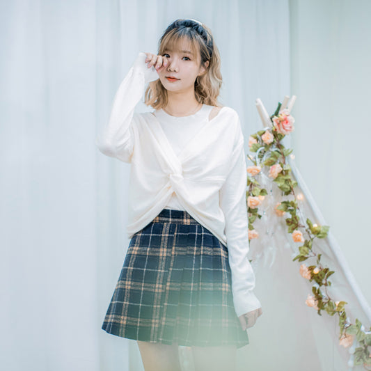 B145 MY DEAR CHECKED SKIRT