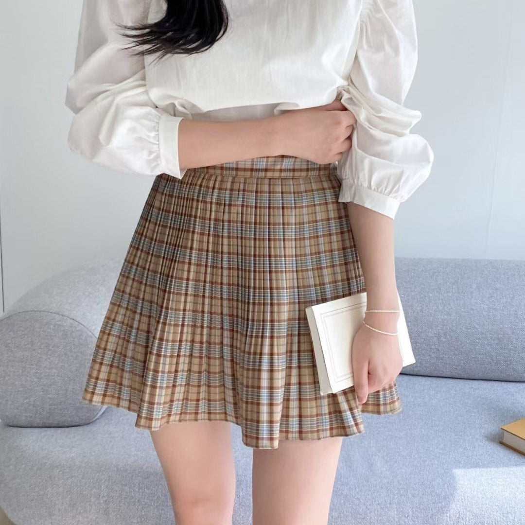 B190 KYLA CHECKED SKIRT