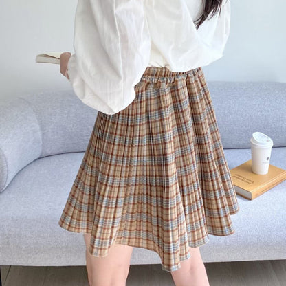 B190 KYLA CHECKED SKIRT