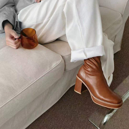 SE025 CAMEL BOOTS