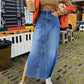 J152 NEAT DENIM SKIRT