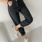 J156 ONCE BLACK DENIM TROUSERS