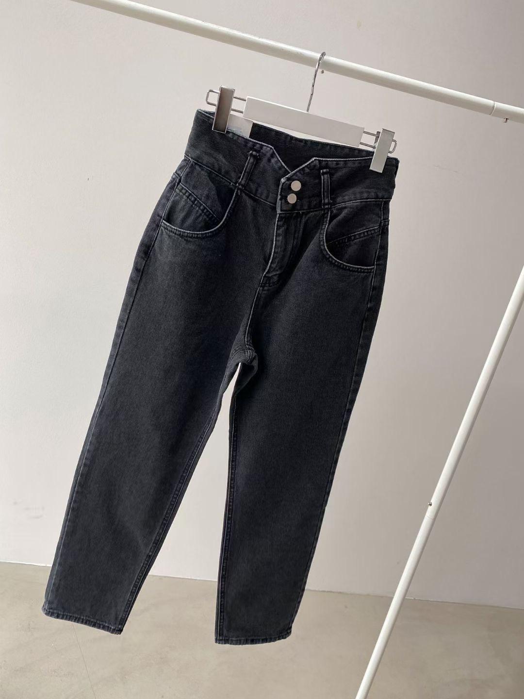 J156 ONCE BLACK DENIM TROUSERS