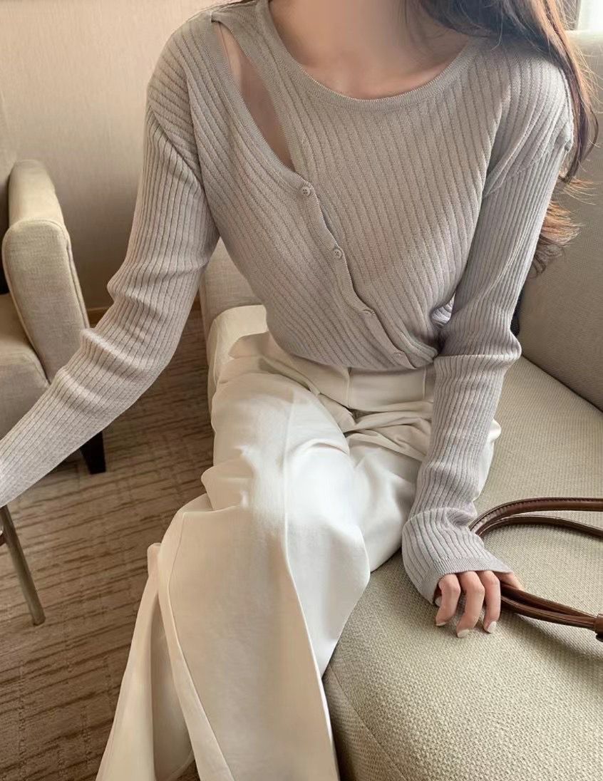 T649 MIU KNIT TOP