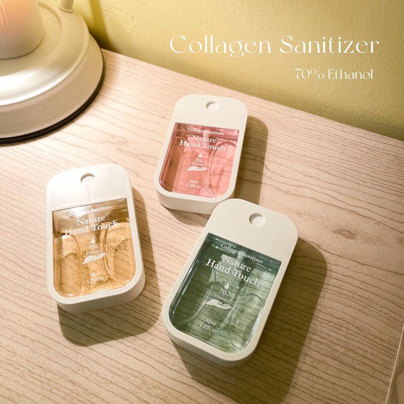 【韓國代購】Collagen Sanitizer 霧面抗菌酒精噴霧 (三支裝)