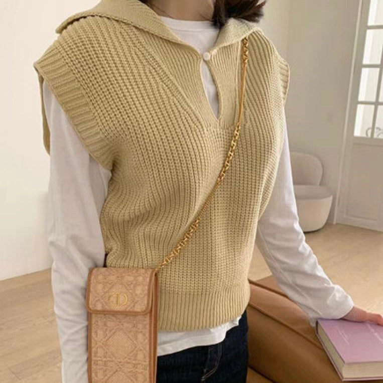 T726 DUFFY KNIT VEST