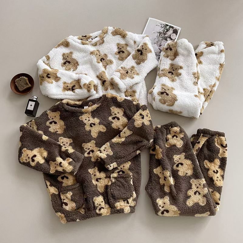 T673 FLUFFY BEARS PAJAMAS