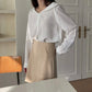 T729 LILY BROWN BLOUSE