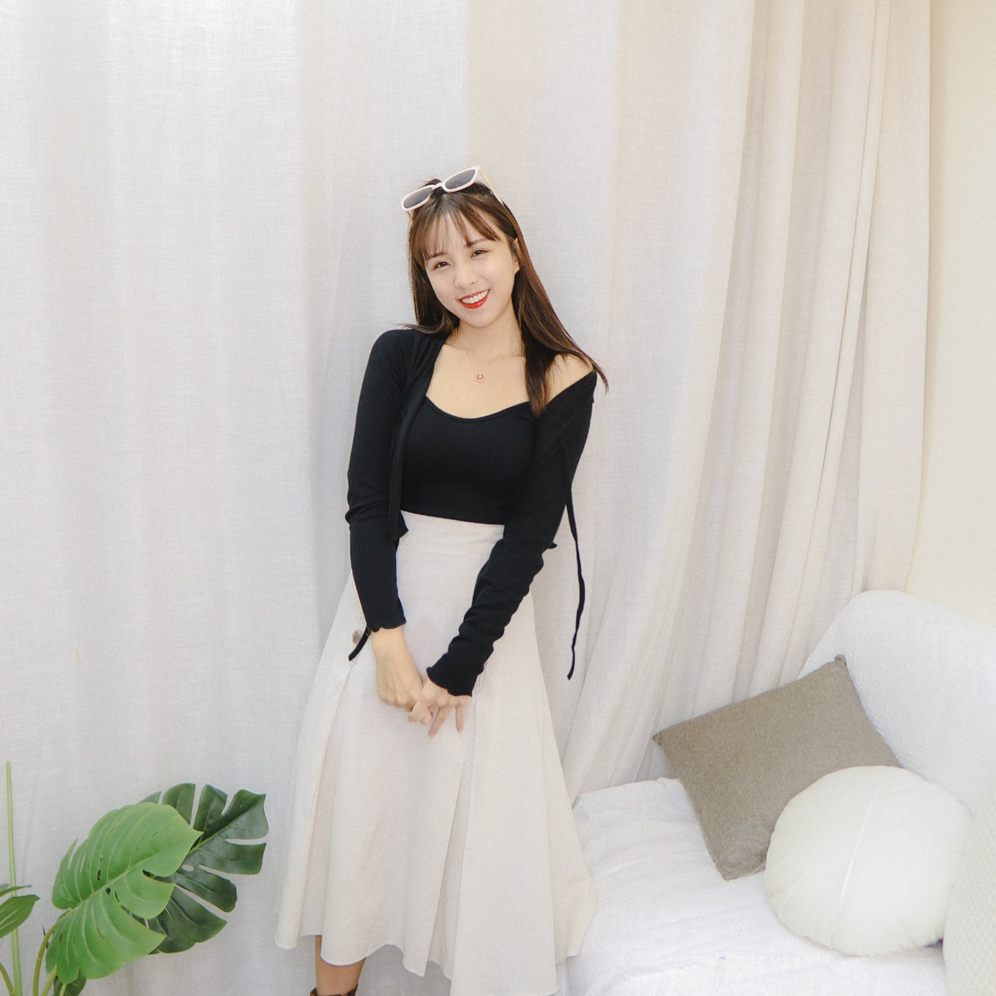 B187 MIDI SKIRT