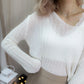 T391 THANKS KNIT TOP - Letta A