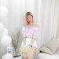 T345 BABY CHECKED TOP - Letta A