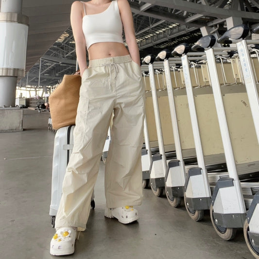 TH078 BEIGE WORK PANTS