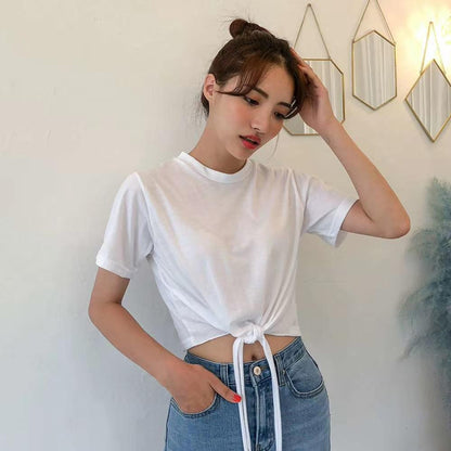 #T295 WHEN I COME BACK CROP TOP - Letta A