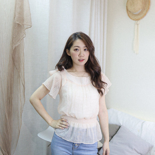 #T317  MY SWEETIE RIBBON BLOUSE - Letta A