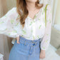 #T343 COLLECTION FLORAL BLOUSE - Letta A